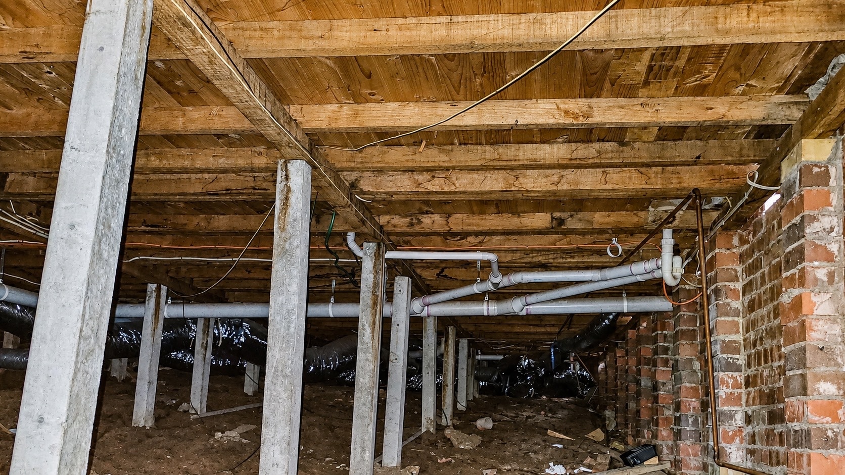 Structural subfloor assessment under a residential property